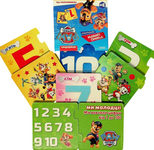 Schnopazli. We learn the numbers / Щенопазлики. Учимо цифри 978-6-17-784685-6-2