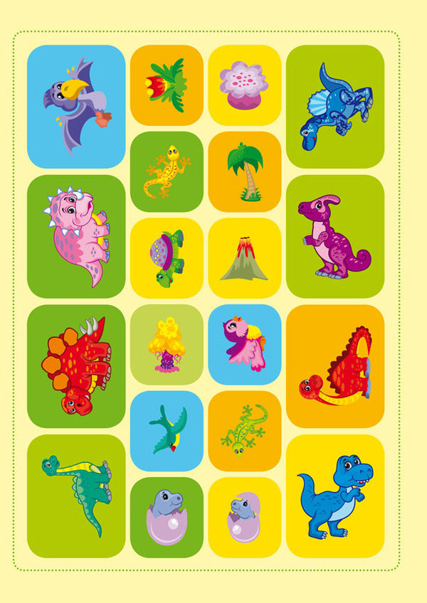 School Of Creative Leisure. Dinosaurs. 40 Stickers / Школа креативного дозвілля. Динозаврики. 40 наліпок / Author not specified 9786175472828-5