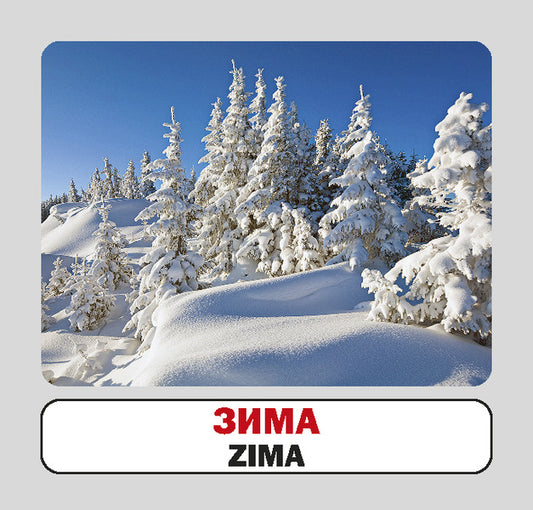 Seasons / Sezony. Set Of Cards / Пори року / Sezony. Набір карток / Author not specified 9786177686070-2