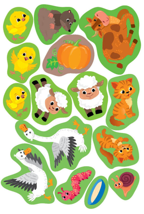 Simple Applications With Large Stickers. Big Farm / Прості аплікації великими наліпками. Велика ферма Irina Tsyban / Ірина Цибань 9786175445082-5