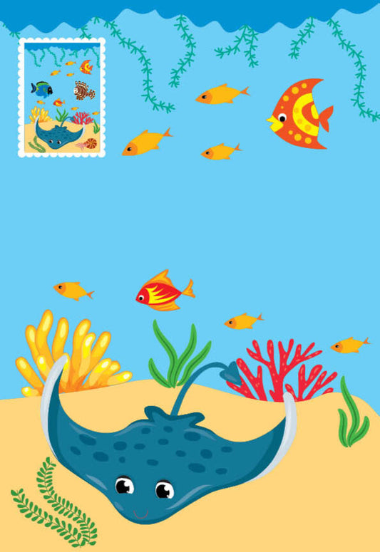 Simple Applications With Large Stickers. Sea Adventures / Прості аплікації великими наліпками. Морські пригоди Irina Tsyban / Ірина Цибань 9786175445105-2