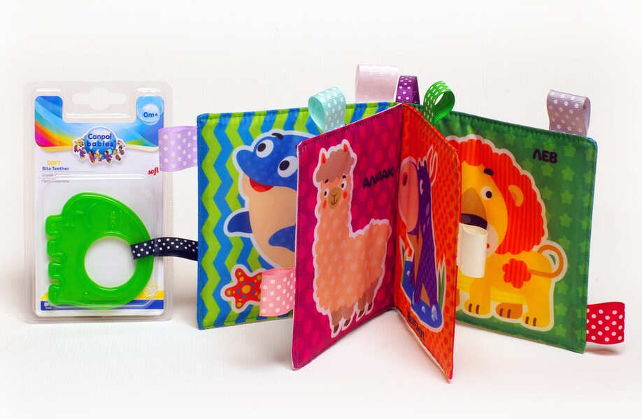 Soft book 'Leopardyk' (+ teether) / М’яка книга 'Леопардик' (+ прорізувач) 9789664403778-3
