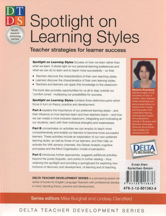 Spotlight on Learning Styles. Teacher Strategies for learner success / Spotlight on Learning Styles. Teacher Strategies for learner success Марджори Розенберг 978-3-12-501363-6-2