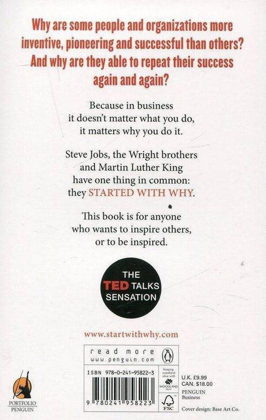 Start With Why. How Great Leaders Inspire Everyone To Take Action Simon Sainek / Саймон Сайнек 9780241958223-2