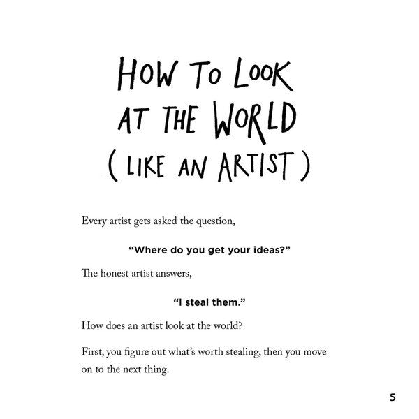 Steal Like An Artist. 10 Things Nobody Told You About Being Creative Austin Kleon / Остин Клеон 9780761169253-6