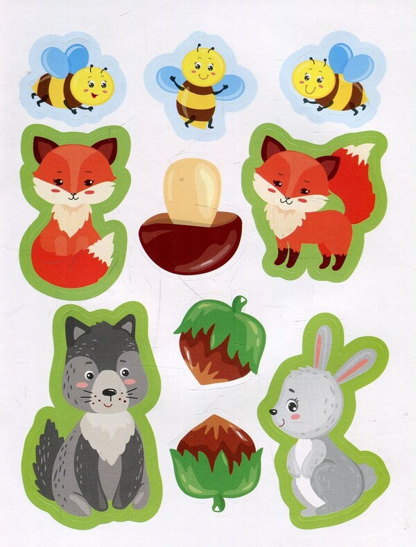 Stickers For The Little Ones.Hedgehog / Наліпки для найменших. Їжачок Julia Sykora / Юлія Сікора 9789662845648-4