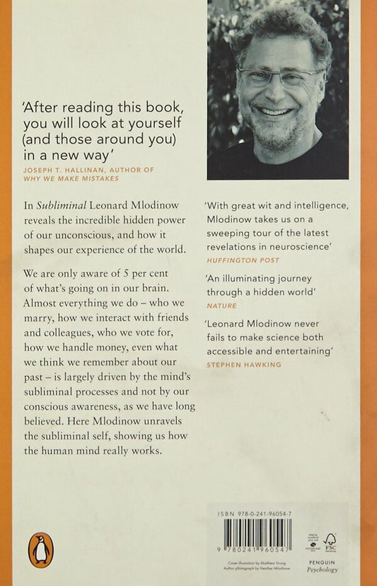 Subliminal. The New Unconscious and What it Teaches Us / Subliminal. The New Unconscious and What it Teaches Us Леонард Млодинов 9780241960547-2