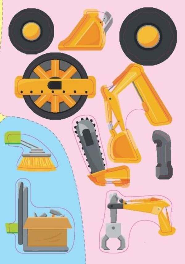 Super workshop. Construction machinery / Супермайстерня. Будівельна техніка Елена Собчук 9786175443156-5