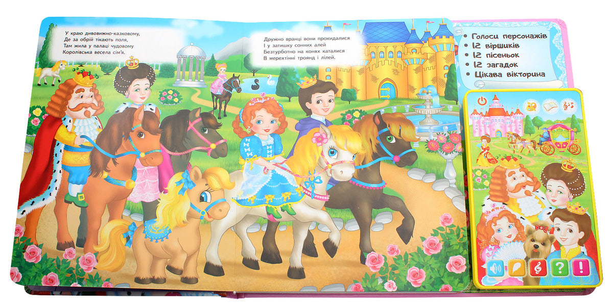 Talking tablet book. Princesses / Балакуча книжка-планшет. Принцеси 4820219940111-6