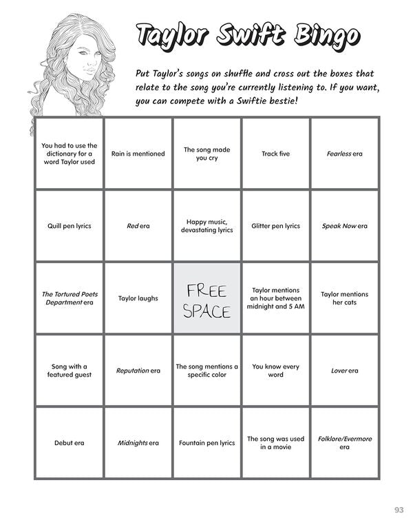 Taylor Swift Forever Coloring & Activity Book Ava Moore / Ава Мур 9781497206991-6