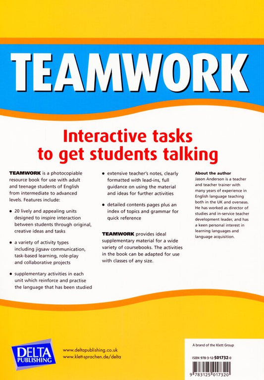 Teamwork. Interactive Tasks to get Students Talking / Teamwork. Interactive Tasks to get Students Talking Джейсон Андерсон 978-3-12-501732-0-2