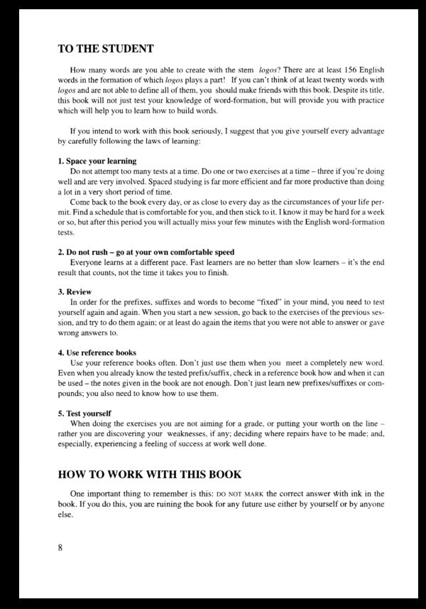 Tests in English. Word Formation / Tests in English. Word-Formation Мариуш Миштал 978-617-07-0659-1-6