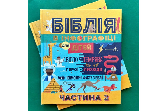 The Bible in infographics for children. Part 2 / Біблія в інфографіці для дітей. Частина 2 978-966-938-671-7-2