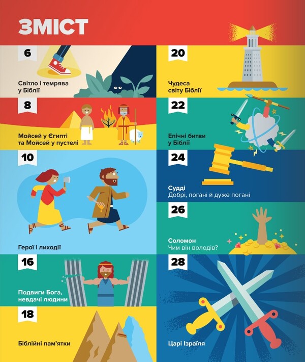 The Bible in infographics for children. Part 2 / Біблія в інфографіці для дітей. Частина 2 978-966-938-671-7-6