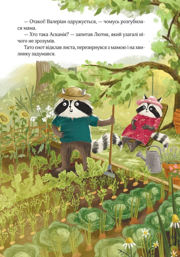 The Crazy Summer Raccoon-Bins. Traveling To Bashtanova Valley / Шалене літо єнотів-бешкетників. Подорож до Баштанової долини Yulia Olefir / Юлія Олегефір 9786176147244-6