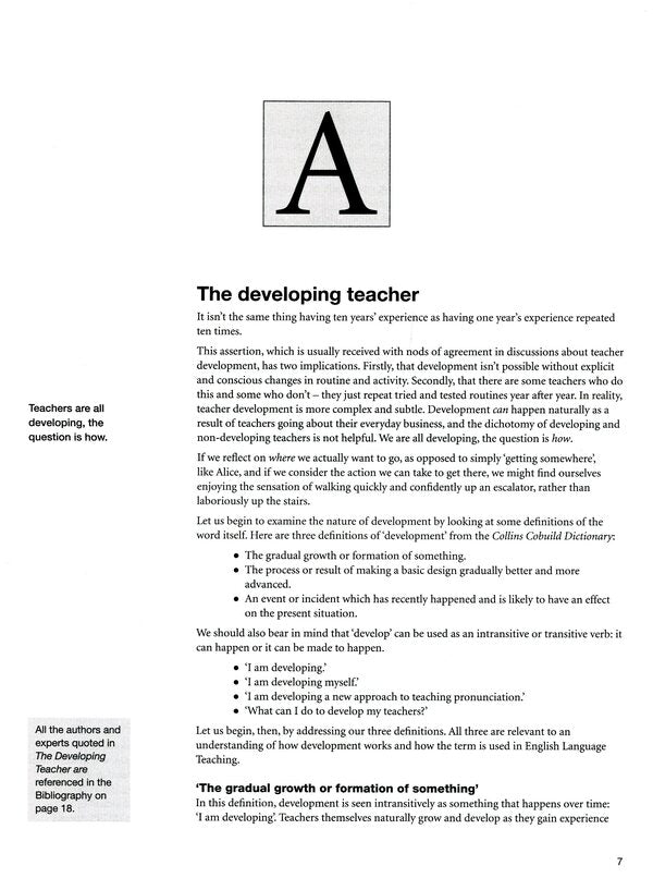 The Developing Teacher. Practical activities for professional development / The Developing Teacher. Practical activities for professional development Дункан Форд 9783125013582-6