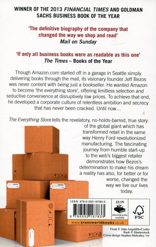 The Everything Store. Jeff Bezos and the Age of Amazon / The Everything Store. Jeff Bezos and the Age of Amazon Брэд Стоун 9780552167833-2