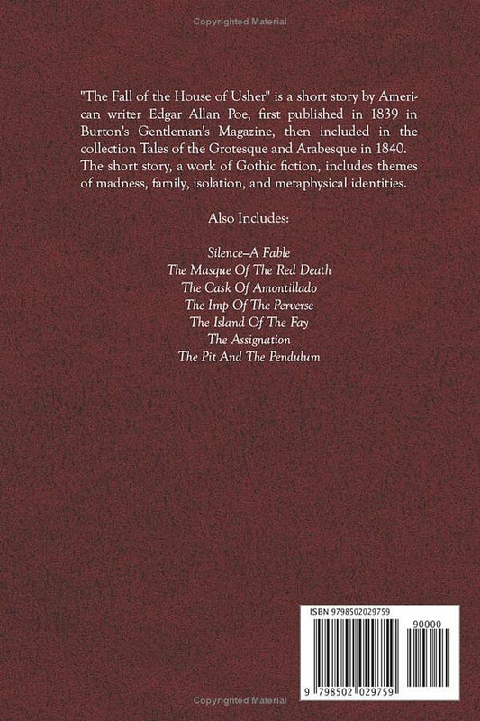 The Fall Of The House Of Usher And Other Stories Edgar Allan Poe - Эдгар Аллан По 9781784878511-2