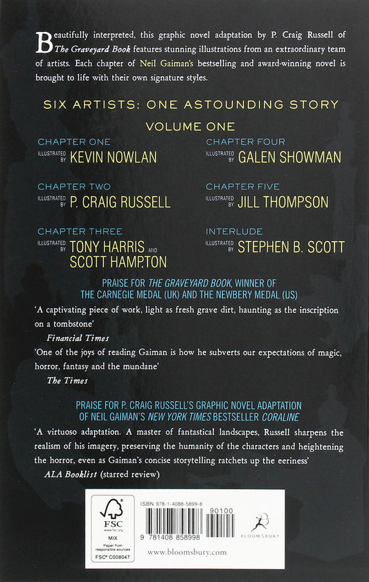 The Graveyard Book. Volume 1 Neil Gaiman, Craig Russell / Нил Гейман, Крейг Расселл 9781408858998-2