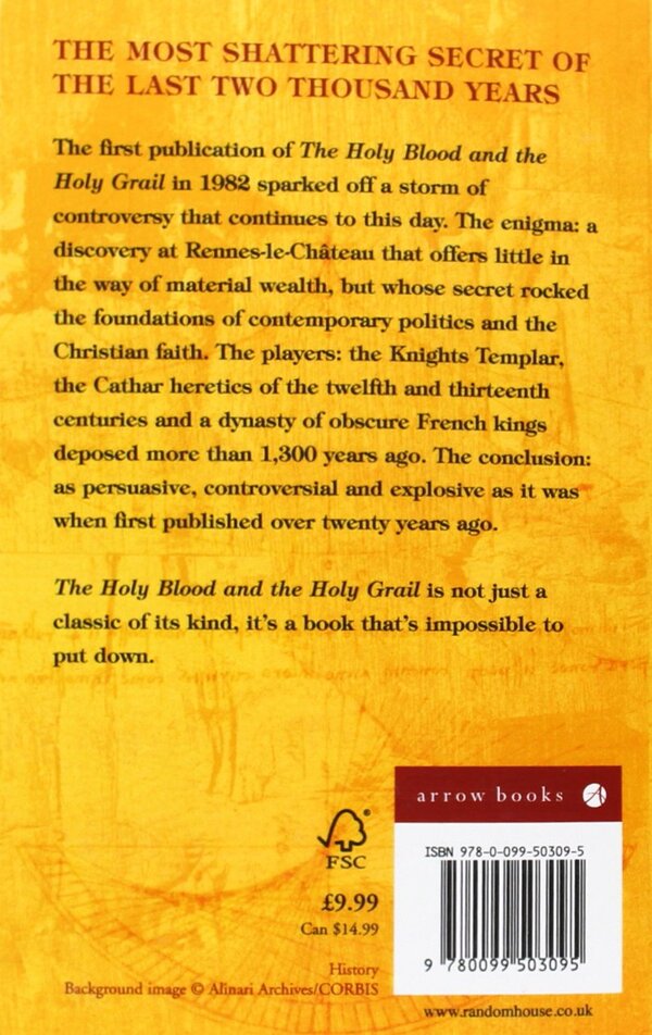 The Holy Blood And The Holy Grail / The Holy Blood And The Holy Grail Генри Линкольн, Ричард Ли, Майкл Байгент 978-0-099-50309-5-2