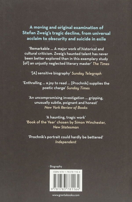 The Impossible Exile. Stefan Zweig At The End Of The World Georgy Prochnik / Георгий Прочник 9781783781164-2