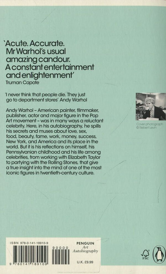 The Philosophy Of Andy Warhol Andy Warhole / Энди Уорхол 9780141189109-2