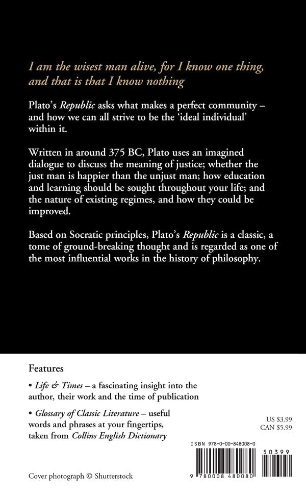 The Republic Plato / Платон 9780008480080-2
