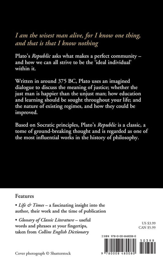 The Republic Plato / Платон 9780008480080-2