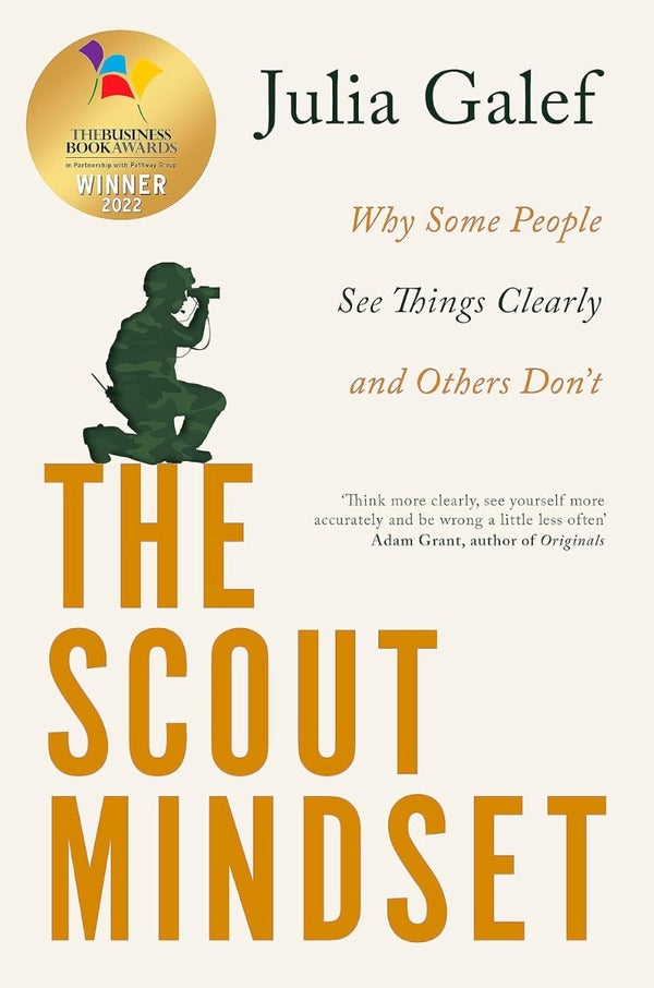 The Scout Mindset Julia Galef - Джулия Галеф 9780349427645-1