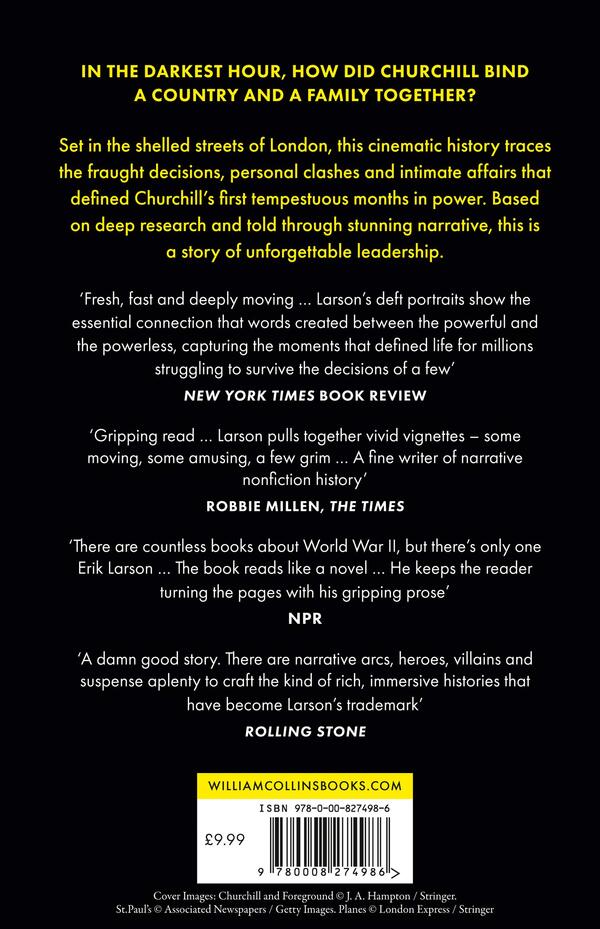 The Splendid and the Vile / The Splendid and the Vile Эрик Ларсон 978-0-00-827498-6-6