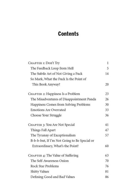 The Subtle Art of Not Giving a F*ck / The Subtle Art of Not Giving a F*ck Марк Мэнсон 9780062641540-2
