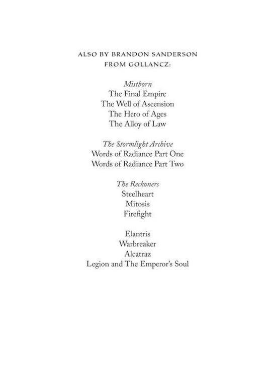 The Way of Kings Part One / The Way of Kings Part One Брендон Сандерсон 9780575097360-2