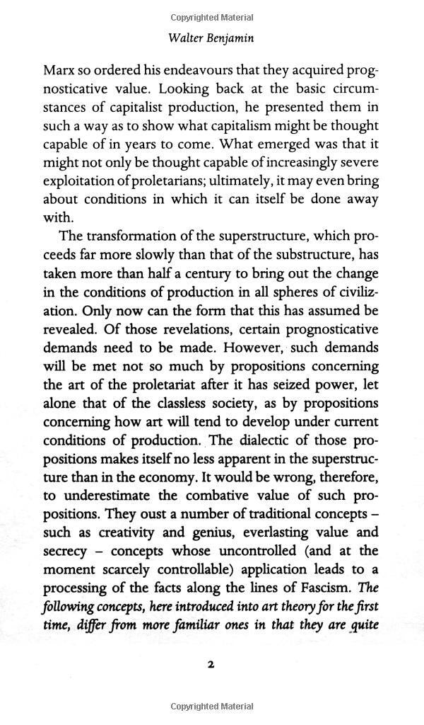 The Work Of Art In The Age Of Mechanical Reproduction Walter Benjamin - Вальтер Беньямин 9780141036199-6