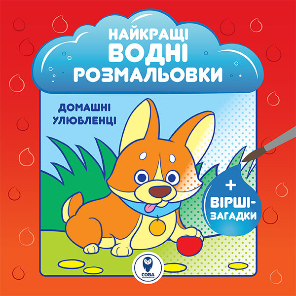 The best water coloring pages (set of 9 books) / Найкращі водні розмальовки (комплект із 9 книг) Светлана Дидух-Романенко 9786177693559-6