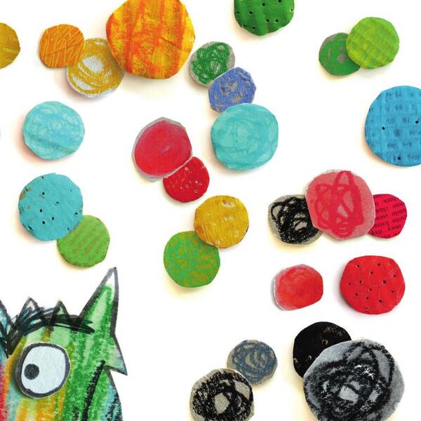 The monster and its colors / Монстрик і його кольори Анна Льенас 978-966-97880-1-6-6