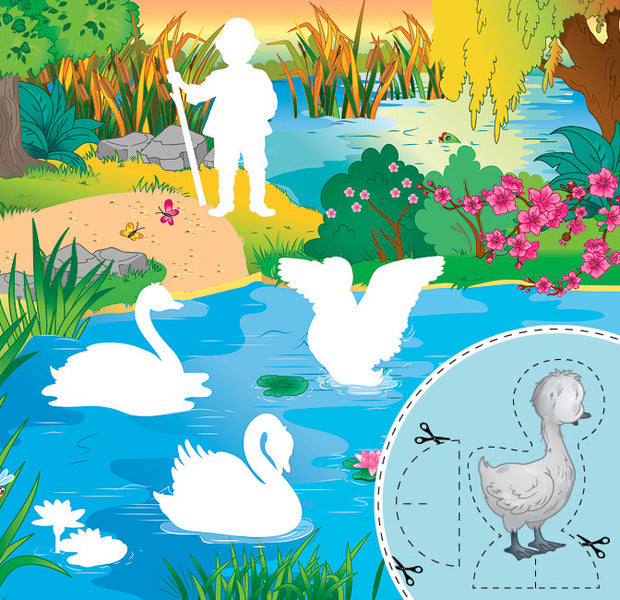 The ugly duckling.Fairy tales by warehouses (+ stickers) / Гидке каченя. Казки по складах (+ наліпки) 978-617-544-085-8-5