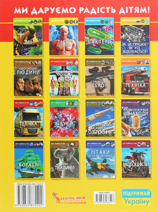 The world around us. As? Why? Why? Interesting facts about the world and man / Світ навколо нас. Як? Навіщо? Чому? Цікаві факти про світ і людину Валентин Лысов 978-966-987-540-2-2