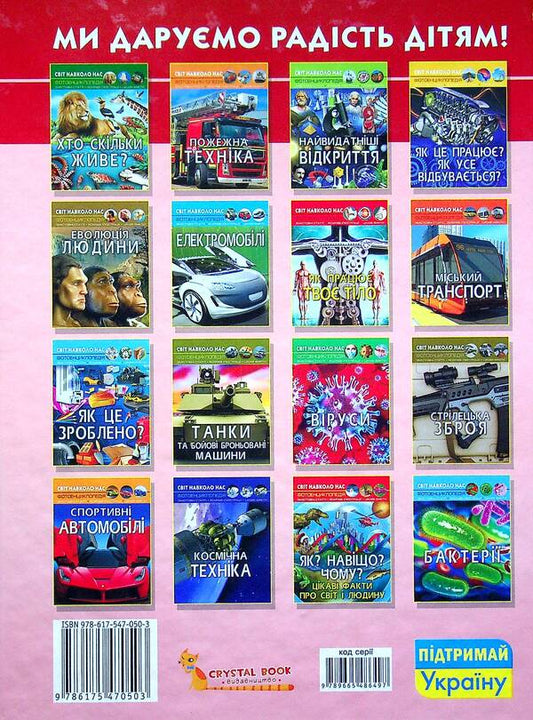 The world around us. Retro cars / Світ навколо нас. Ретроавтомобілі Алина Котка 978-617-547-050-3-2