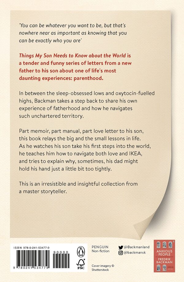 Things My Son Needs to Know About The World / Things My Son Needs to Know About The World Фредрик Бакман 9780241534779-2