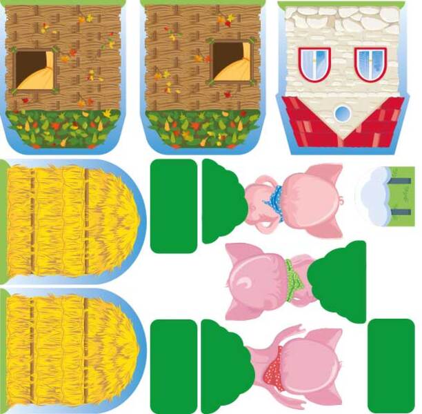 Three little pigs. 3D fairy tale / Троє поросят. 3D казка 978-966-283-372-0-6