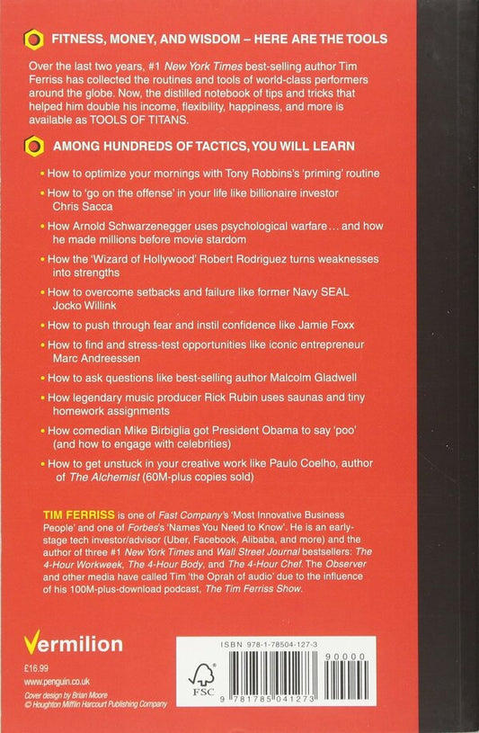 Tools of Titans / Tools of Titans Тимоти Феррис 9781785041273-2