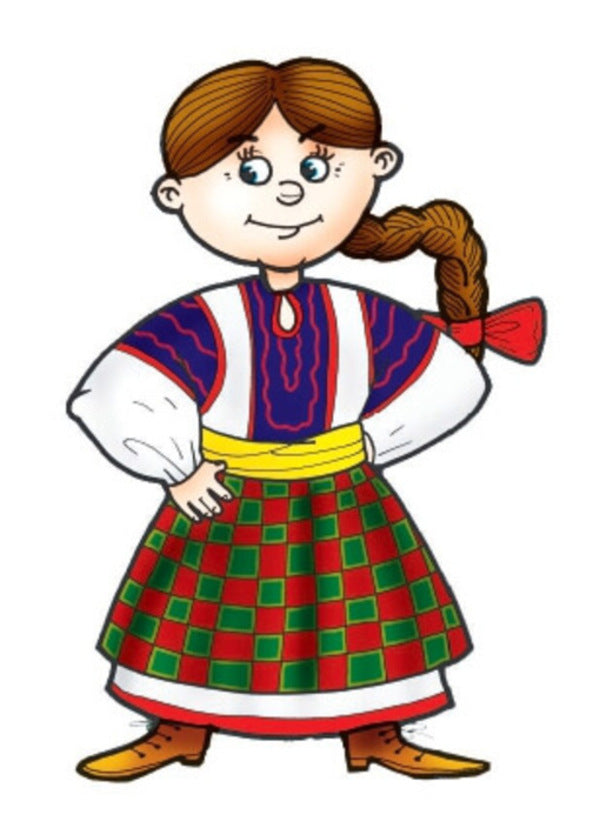 Turnip Ukrainian folk tale with stickers / Ріпка. Українська народна казка з наклейками 9786179525520-3