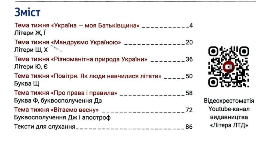 Ukrainian language. Primer. Manual in 6 parts. NUSH. 1st class. Part 5 / Українська мова. Буквар. Посібник у 6 частинах. НУШ. 1 клас. Частина 5 Елена Ищенко, Светлана Логачевская 978-966-945-393-8-2