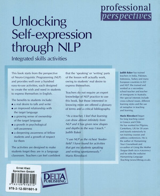 Unlocking Self-expression through NLP. Integrated skills activities / Unlocking Self-expression through NLP. Integrated skills activities 978-3-12-501601-9-2
