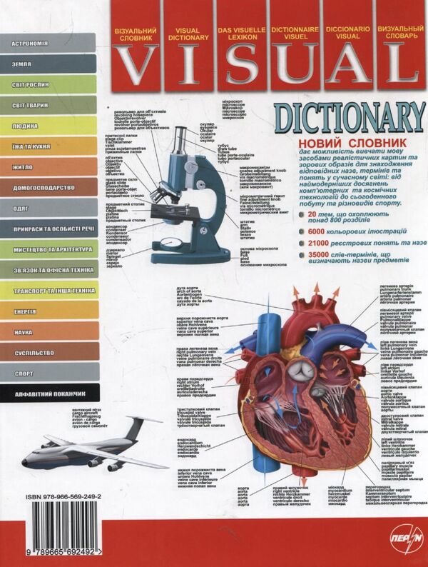 Visual dictionary. Six European languages / Візуальний словник. Шість європейських мов Жан-Клод Корбей, Ариан Аршамбо 978-966-569-249-2-2