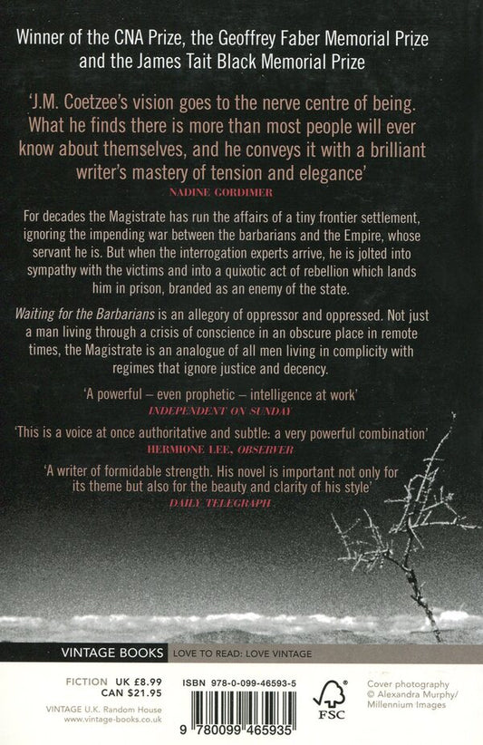 Waiting for the Barbarians / Waiting for the Barbarians Джон Максвелл Кутзее 9780099465935-2