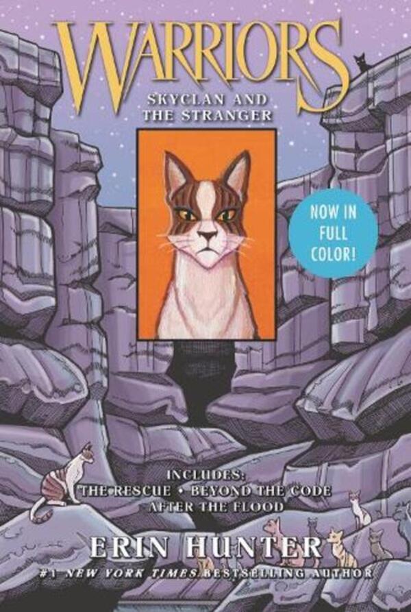 Warriors Manga: Skyclan And The Stranger: 3 Full-Color Warriors Manga Books In 1 Erin Hunter / Эрин Хантер 9780062857378-1