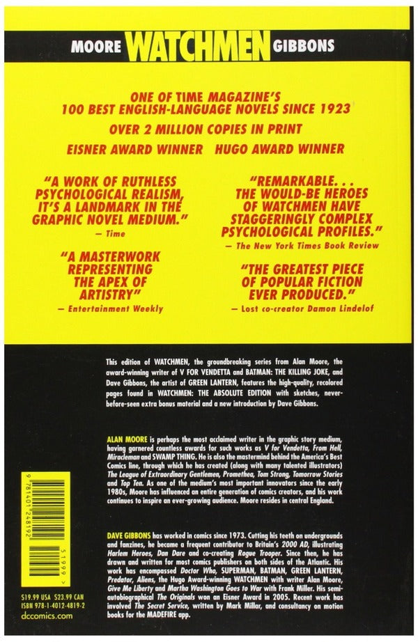 Watchmen Alan Moore / Алан Мур 9781401248192-2