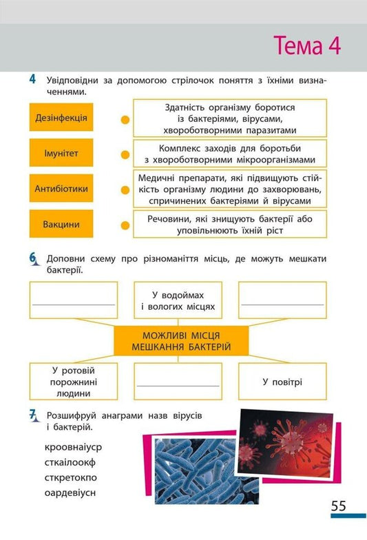 We Get To Know Nature. 6Th Grade Workbook For The Model Curriculum / Пізнаємо природу. 6 клас. Робочий зошит до модельної навчальної програми Olga Taglyna, Ilya Gelfgat, Alexey Nesvytaylo / Ольга Тагліна, Ілля Гельфгат, Олексій Несвітайло 9786170990365-2