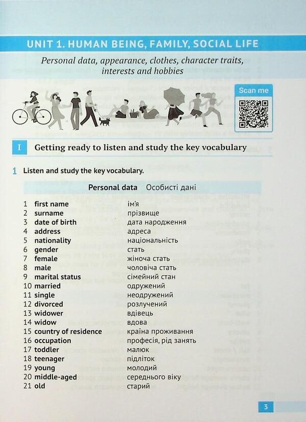 We speak English. A guide to the development of oral speech. Levels B1 - B2. With a multimedia application / Розмовляємо англійською. Посібник з розвитку усного мовлення. Рівні B1–B2. З мультимедійним додатком Лариса Давыденко 9789660744448-6